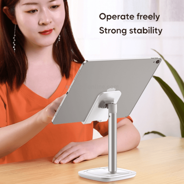 JOYROOM JR-ZS203 Enjoy Series Retractable Model Desktop Phone Holder(White)