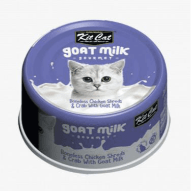 Kit Cat Goat Milk Gourmet Chicken & Crab 70g