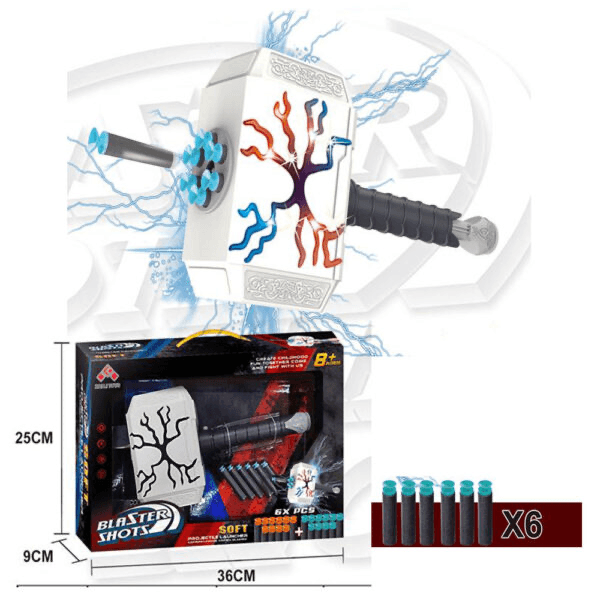 Blaster shots Thor Battle bullet Hammer Toys