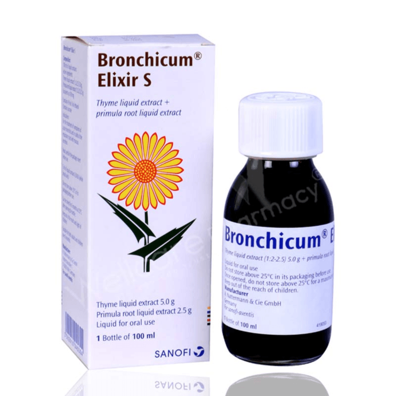 Bronchicum Elixir S 100ml Syrup 