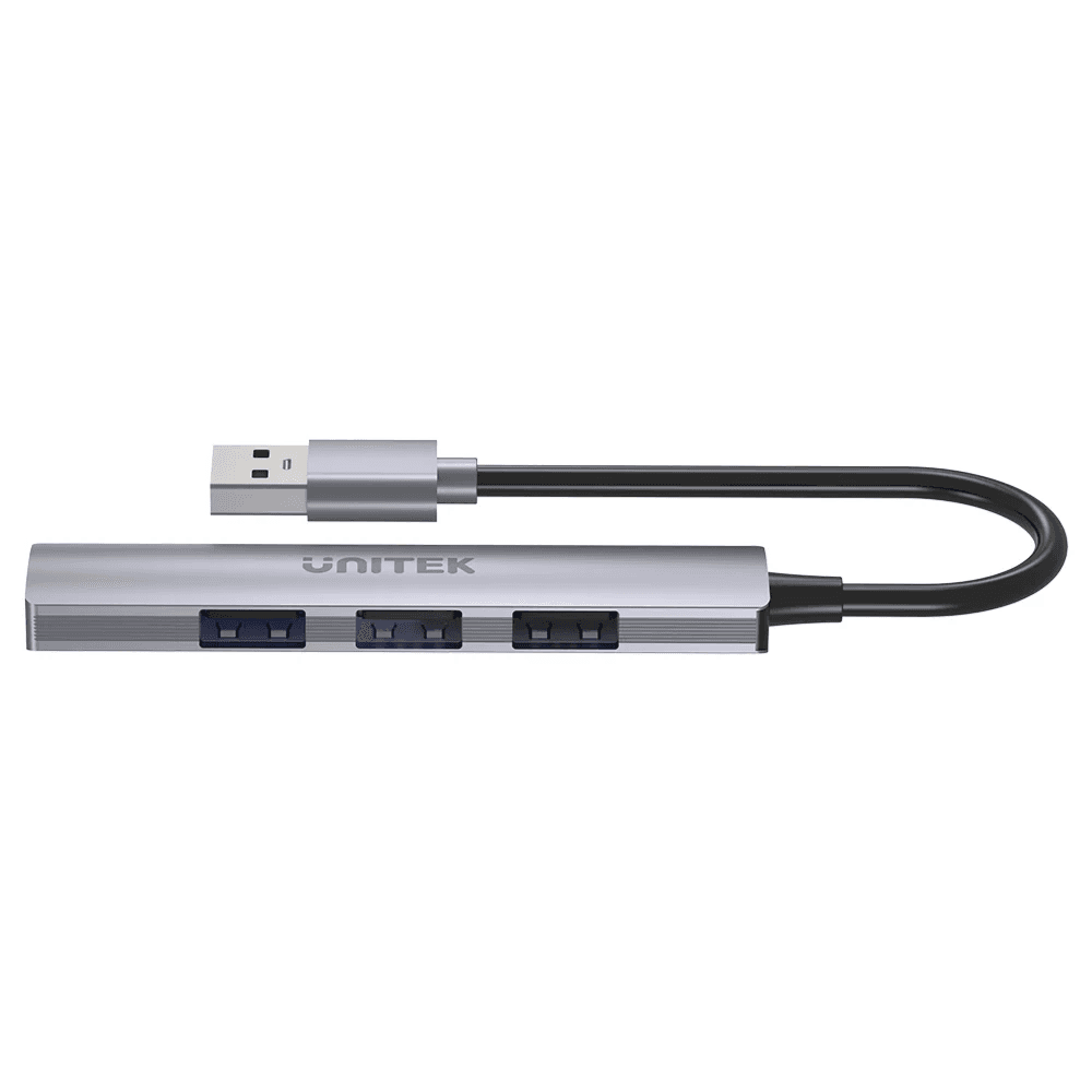 Unitek-4-In-1-Usb-A-5Gbps-Hub-Usb3-0-3-Usb2-0-Space-Gray