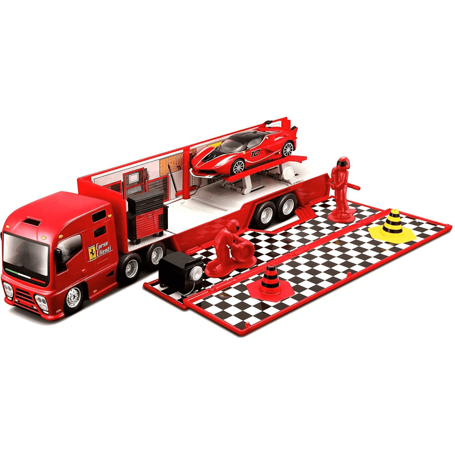 BB 18-31202 1/43 FERRARI Race & Play RACING HAULER, incl. 1 car