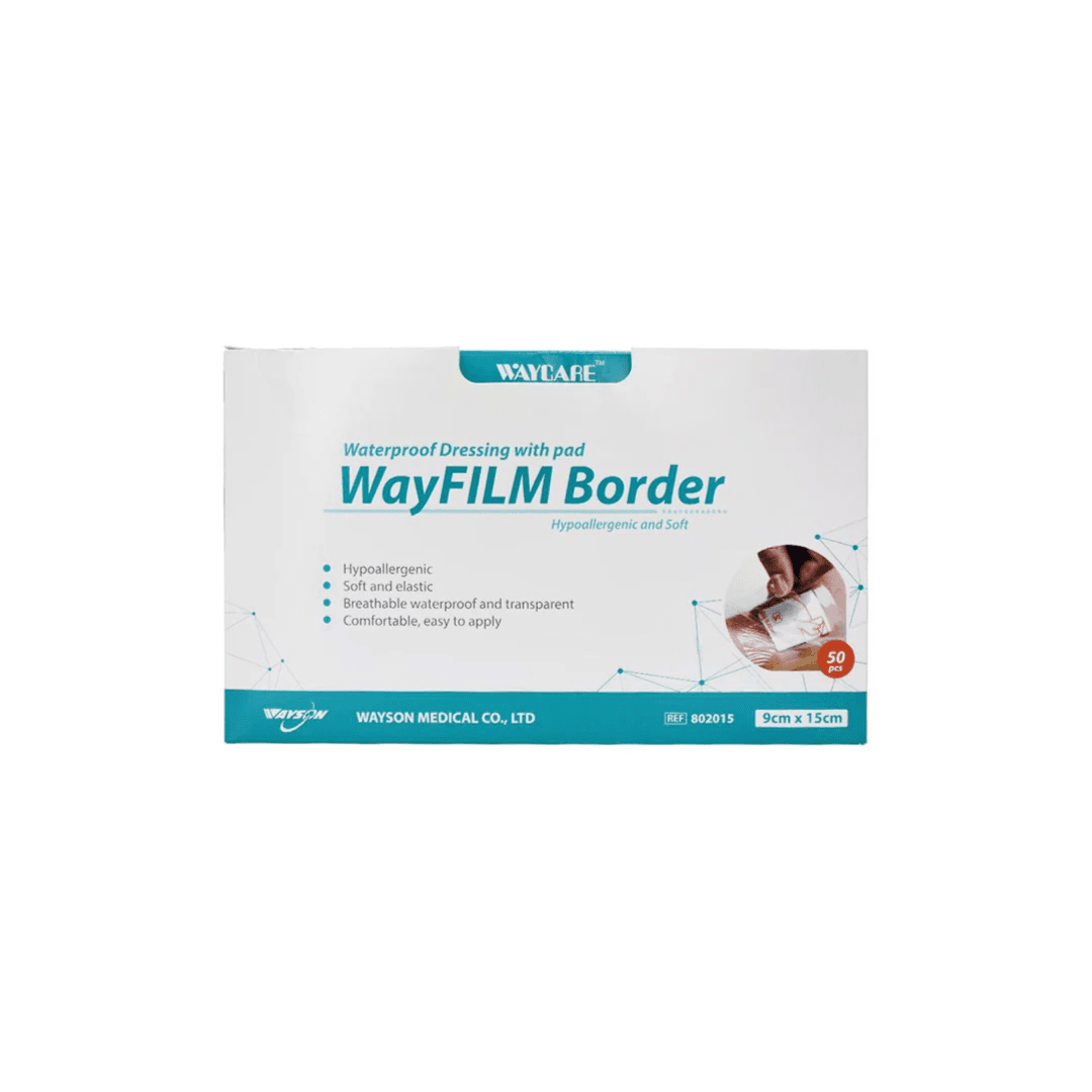WAYFILM WATERPROOF DRESSING WITH PAD 9X15CM 50PCS