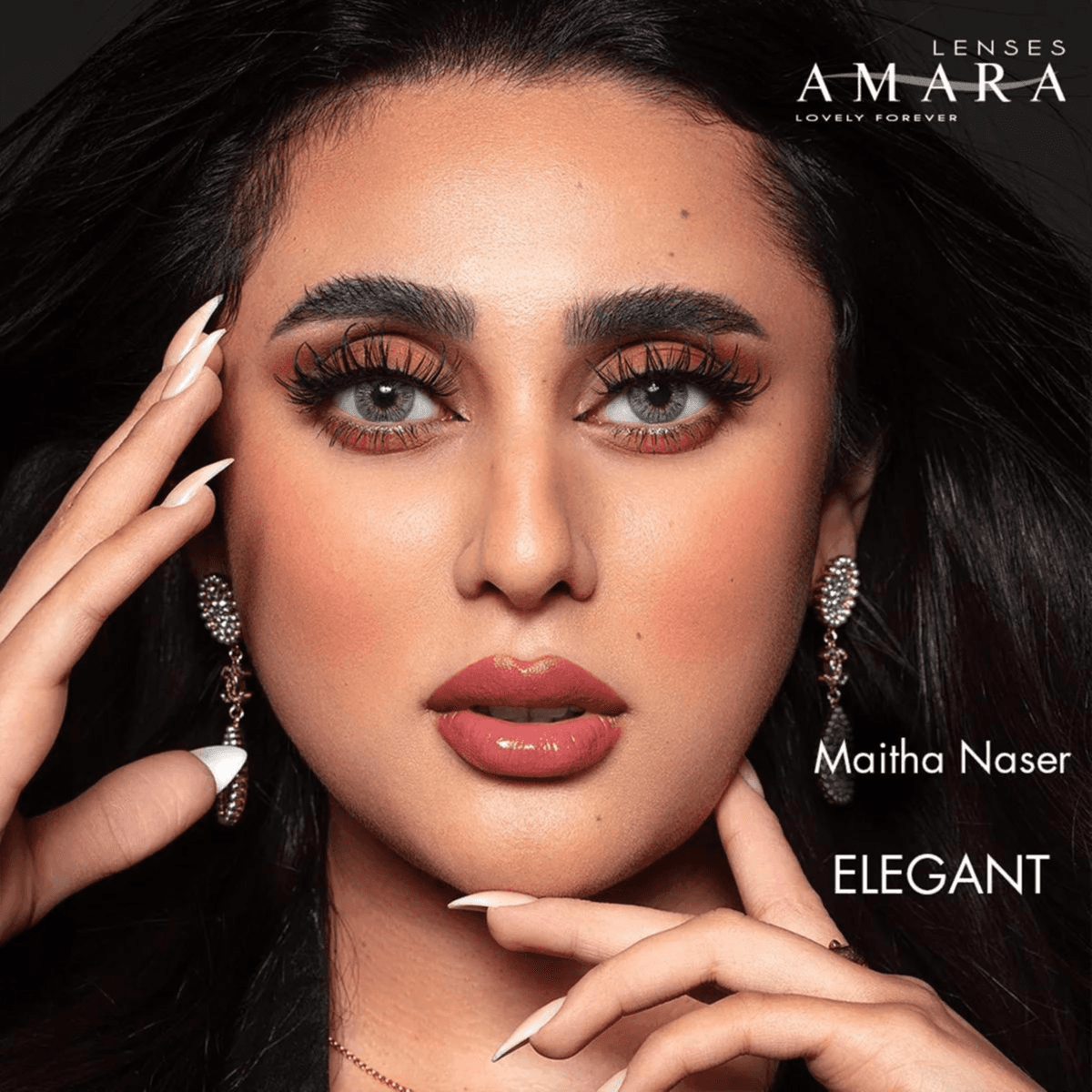 Amara Elegant Color Contact Lens (Monthly, 2 Pcs)