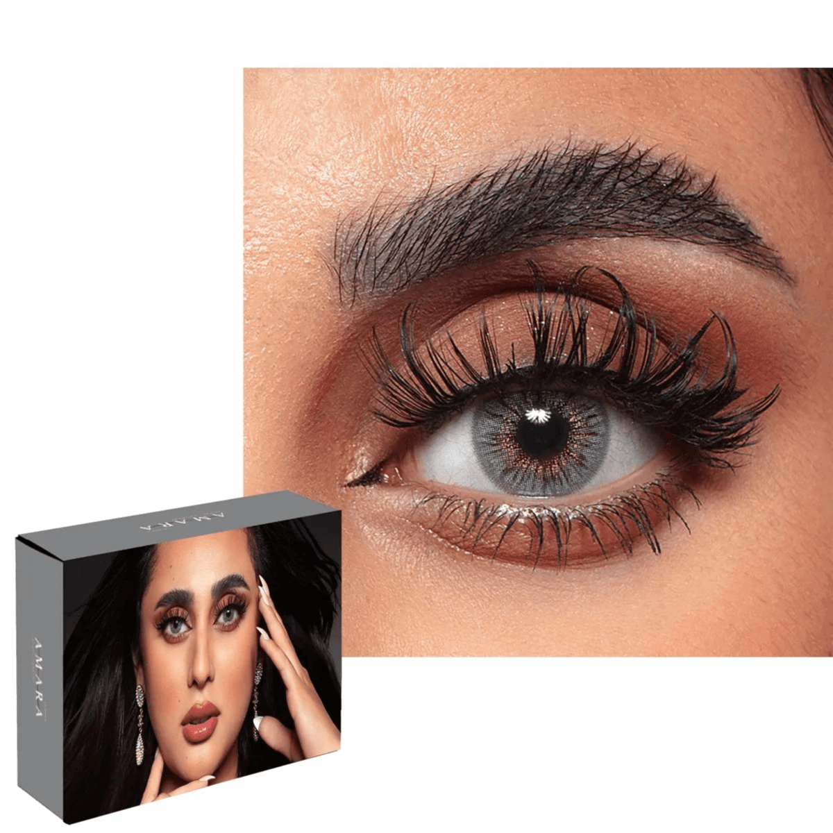Amara Elegant Color Contact Lens (Monthly, 2 Pcs)