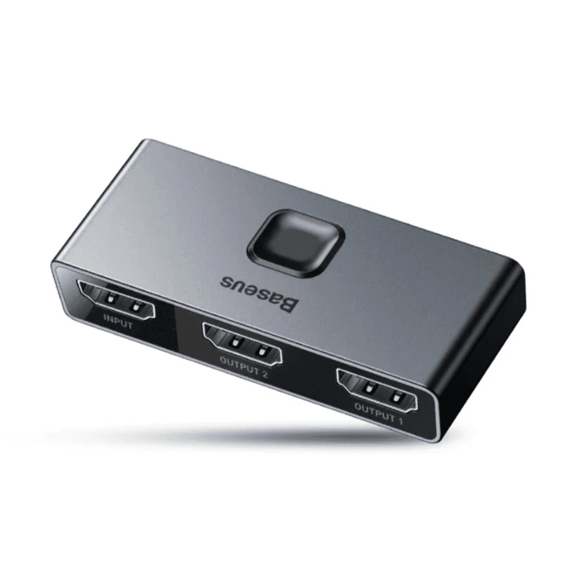 Baseus Matrix Hdmi Splitter (2in1Or 1in2) Space Gray