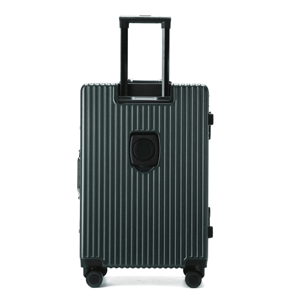 STARGOLD PC Hard Side Zipperless 2 PCS Luggage Set 360° Rotational Wheels Suitcase, SG-PC431 GREEN