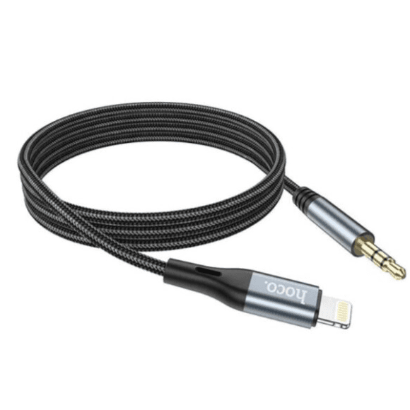 HOCO DUP03 AUX Cable – Lightning - 1 Meter