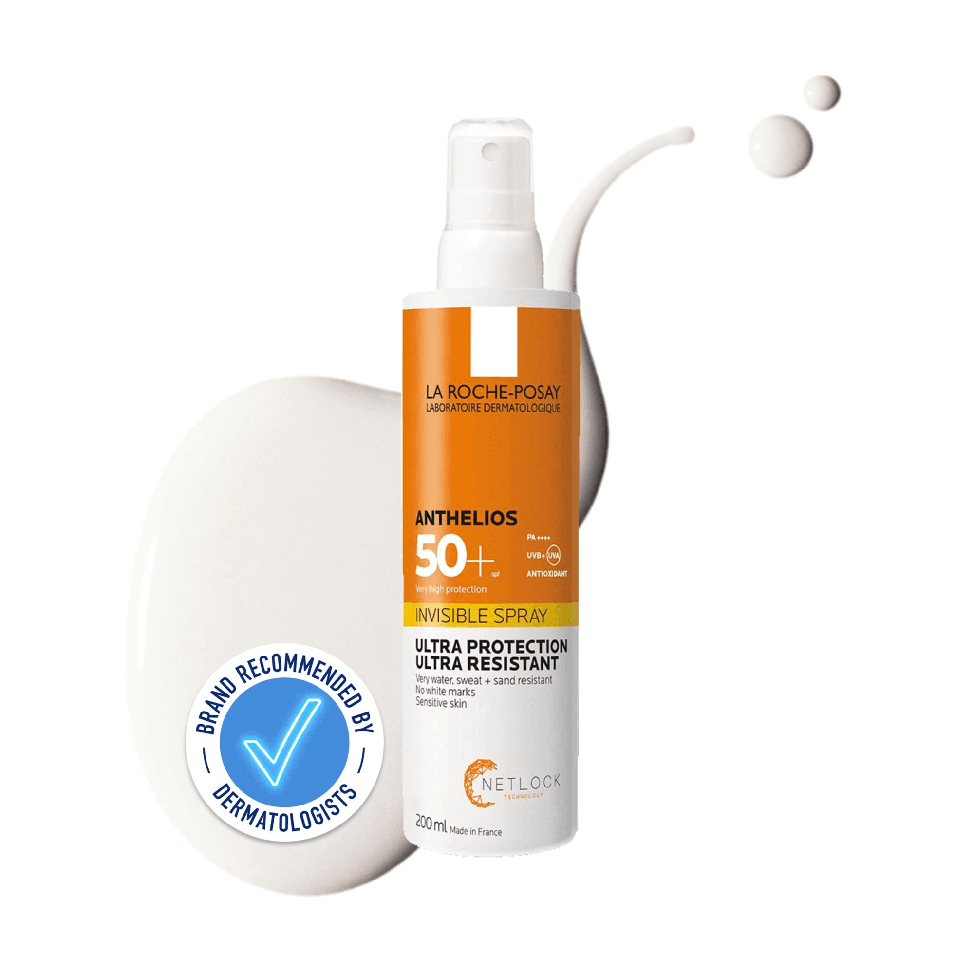La roche-posay Anthelios Shaka 50+ Invisible Spray Ultra protection no white marks for sensitive skin 200ml