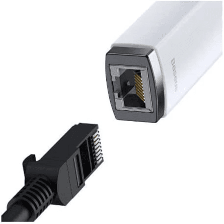 Baseus - Lite Series RJ45 LAN PORT ETHERNET ADAPTER TYPE-C 100Mbps (BS-OH024)