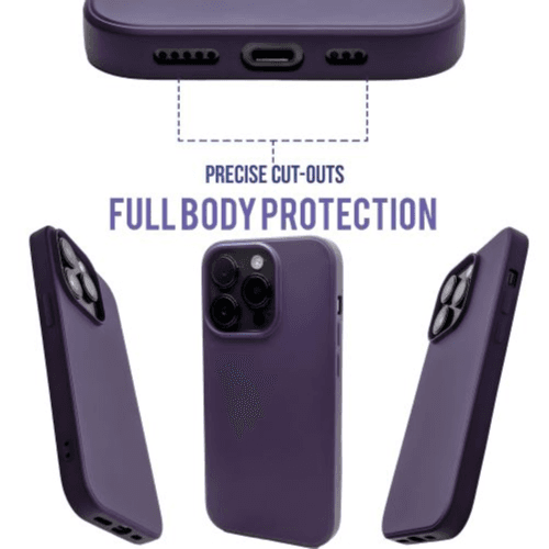 IPhone 15 Silicone Case (Purple)