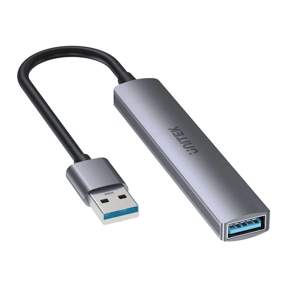 Unitek-4-In-1-Usb-A-5Gbps-Hub-Usb3-0-3-Usb2-0-Space-Gray