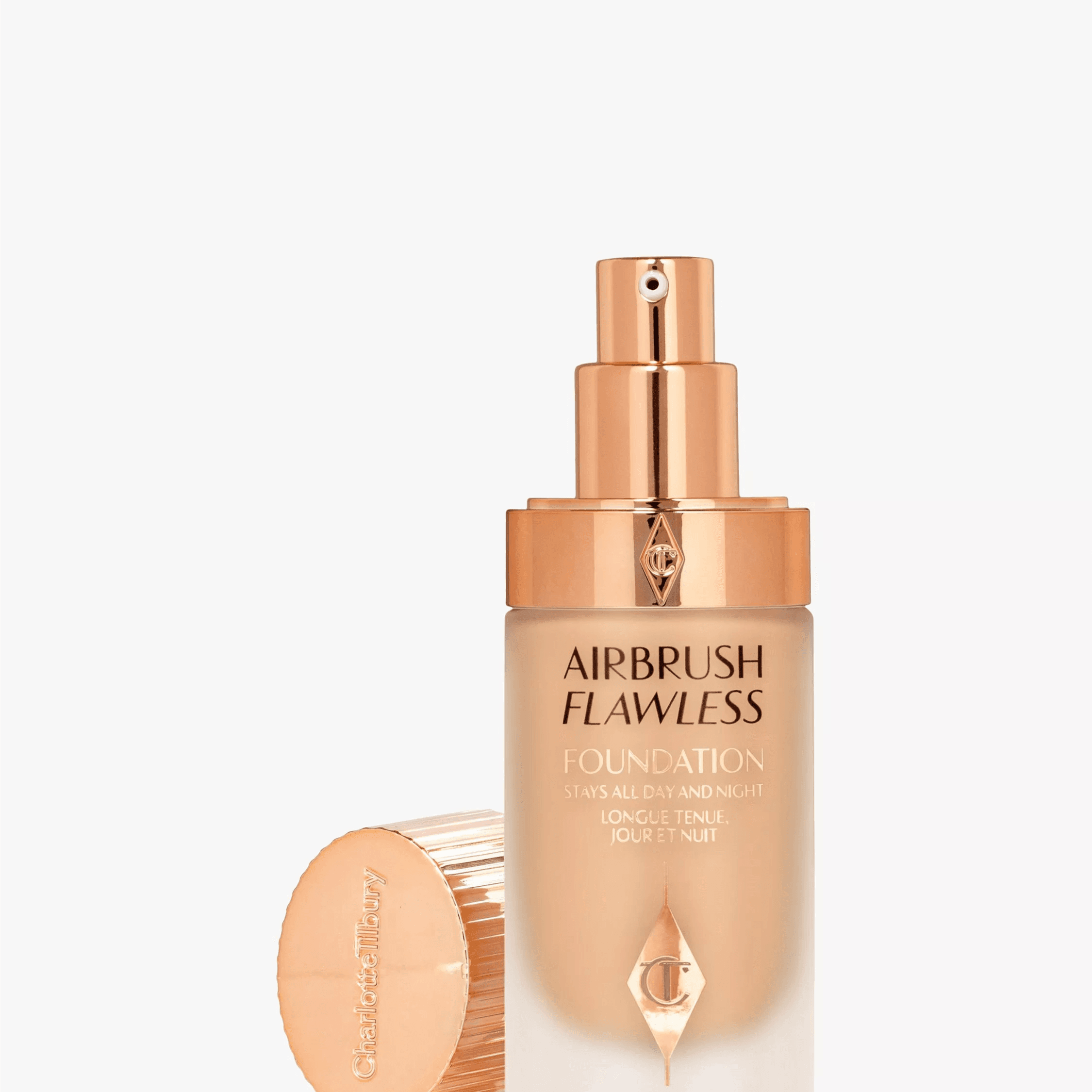 كريم أساس شارلوت تيلبوري إيربراش فلوليس 8 دافئ 30 مل NIB AUTHENTIC