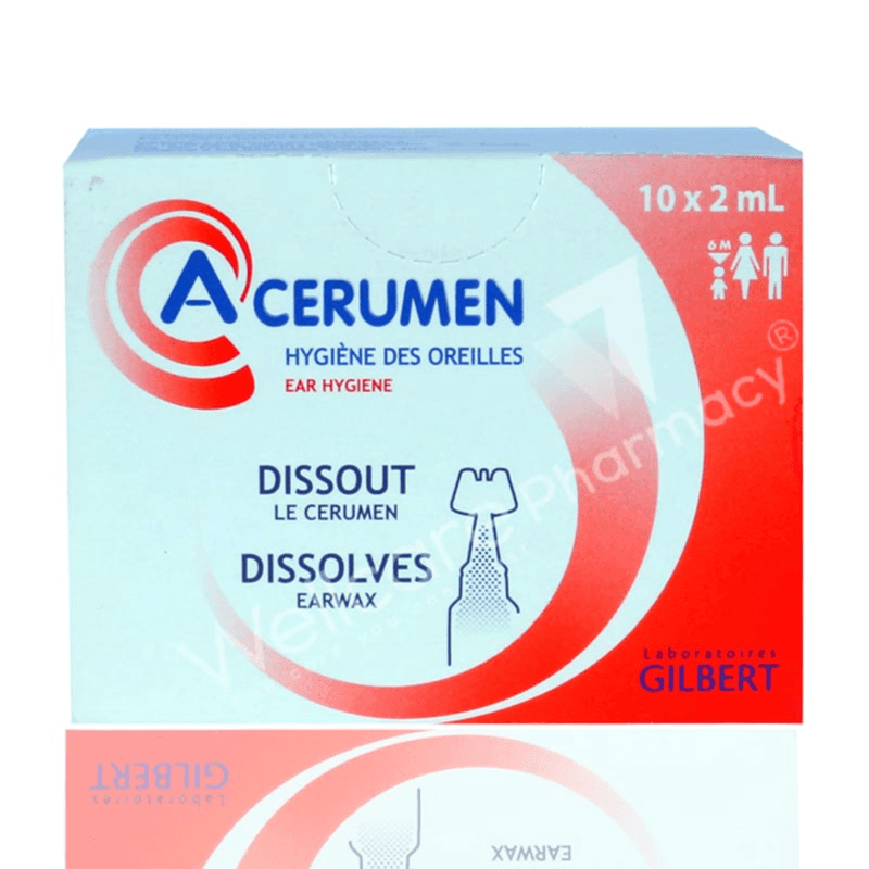 Acerumen Dissolves Ear Wax 2ml 10s