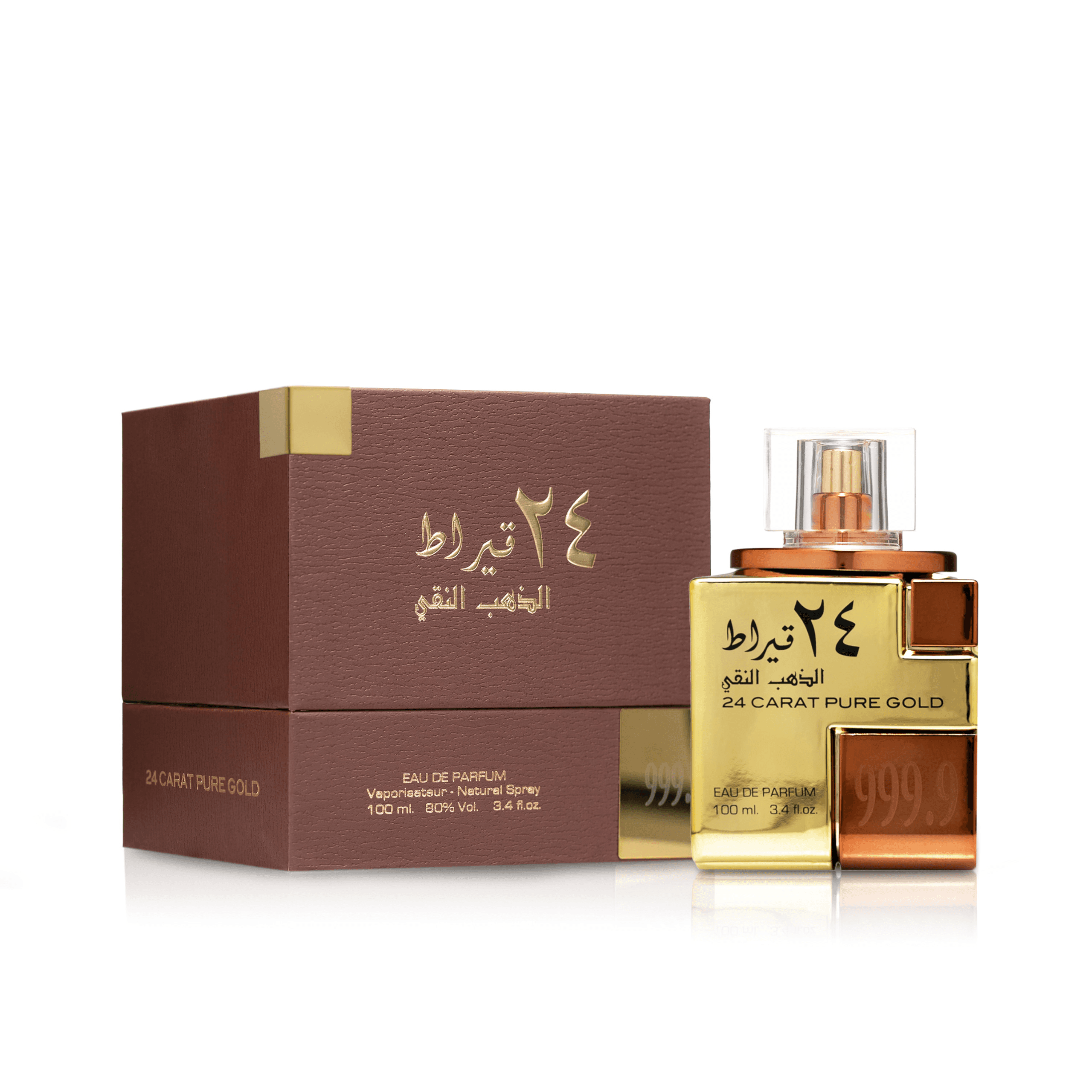 عطر 24 قيراط بيور جولد أو دو بارفان 100 مل من لطافة