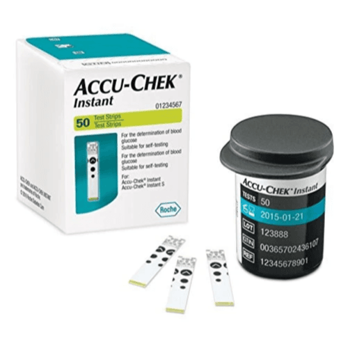 Accu Chek Instant Sugar Test Kit 50 Pc