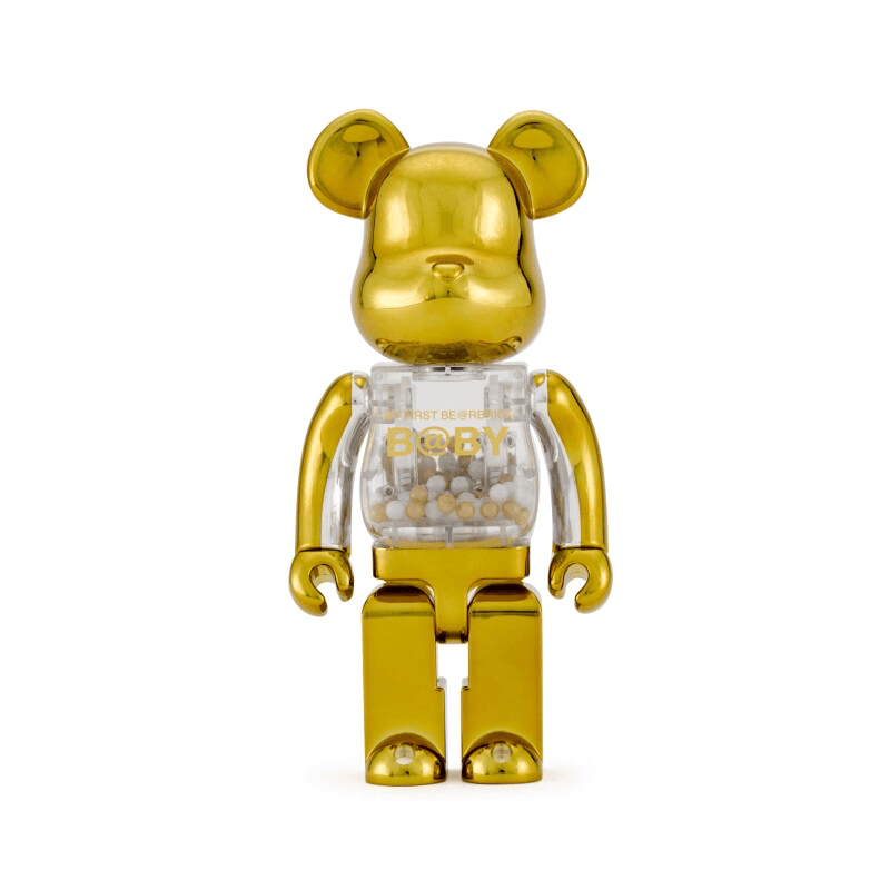 My First Bearbrick Baby Gold & Silver Version 400%