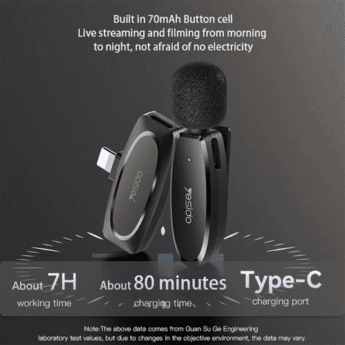 YESIDO - LAVALIER MIC TYPE-C (KR13)