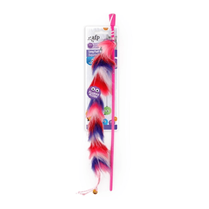 Long Fluff Wand - Red