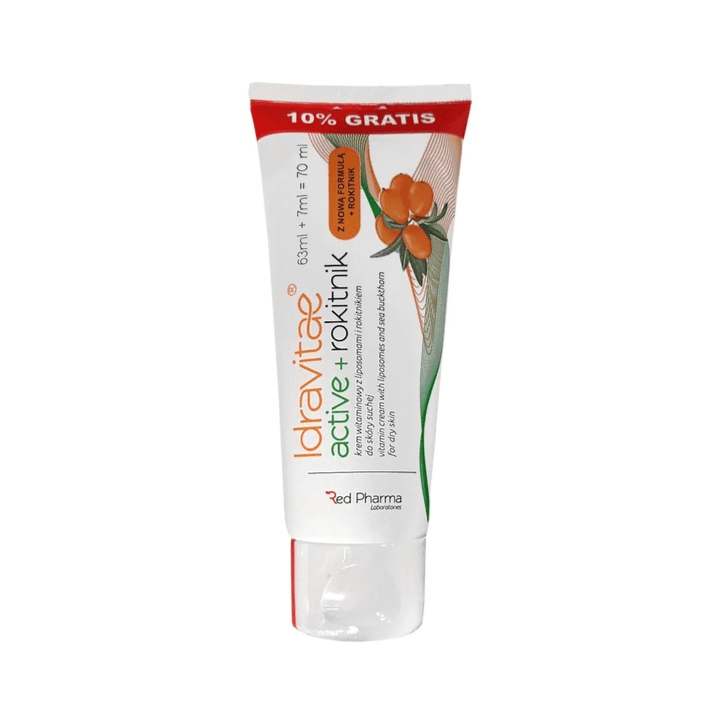 Red Pharma Idravitae vitamin cream with Liposomes & sea buckthorn for dry skin 70ml