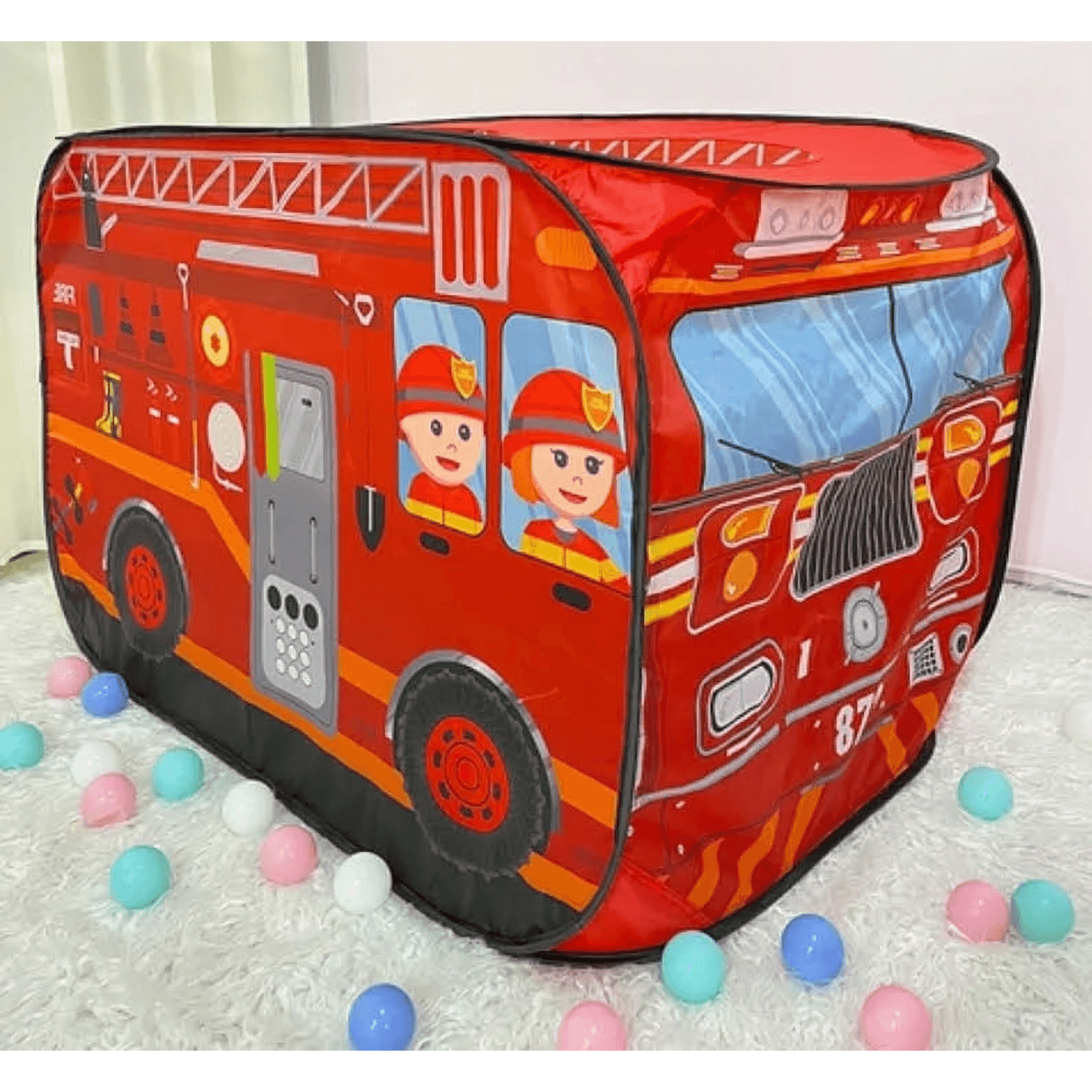 Firefighter Truck Tent Portable