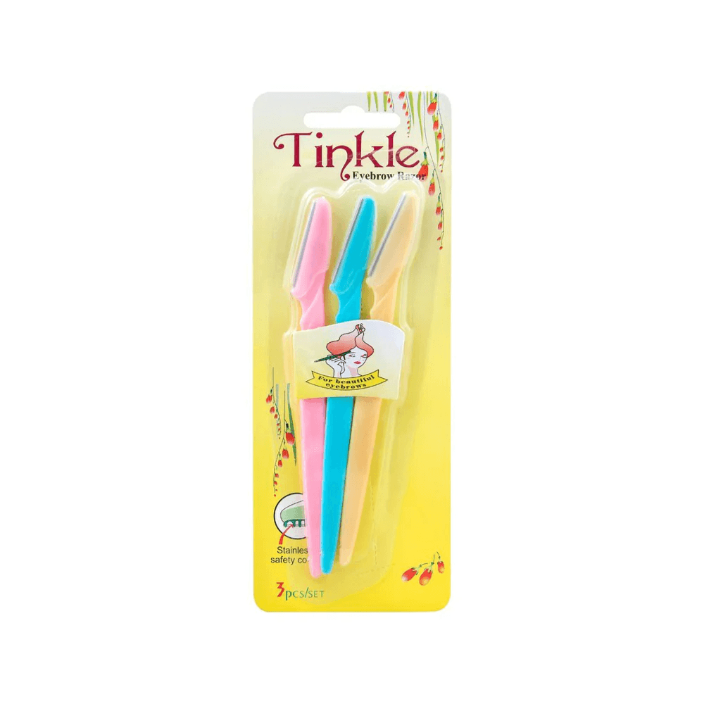 TINKLE EYEBROW RAZOR 3S