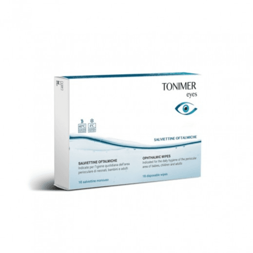 Tonimer Eyes Adults Opthalmic Wipes 16s