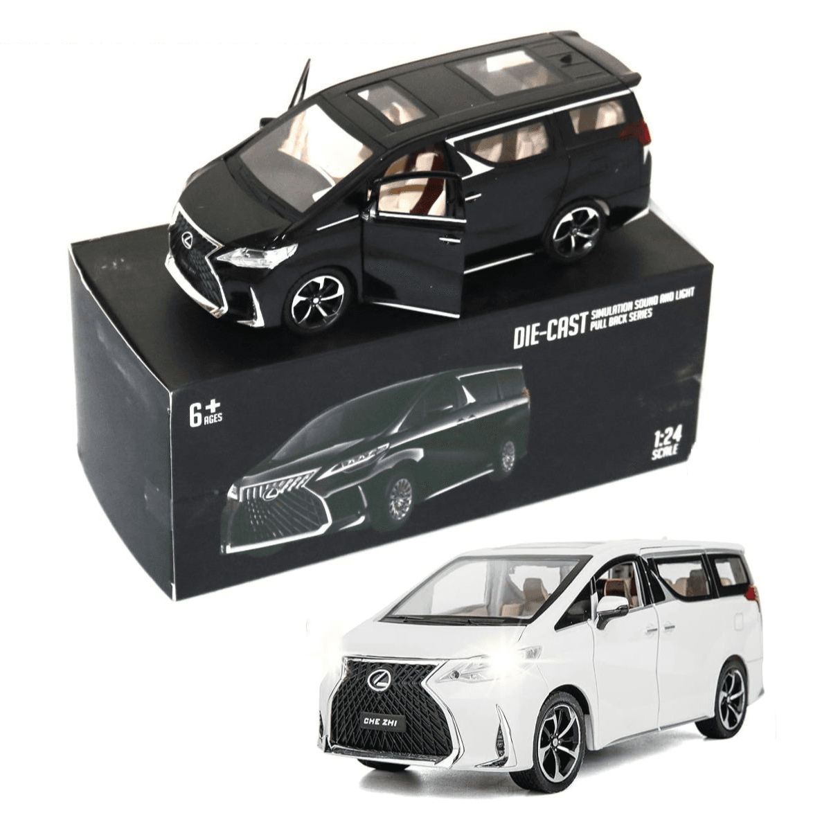 Metal Car Simulation Sound and Light 1Pc - CZ119