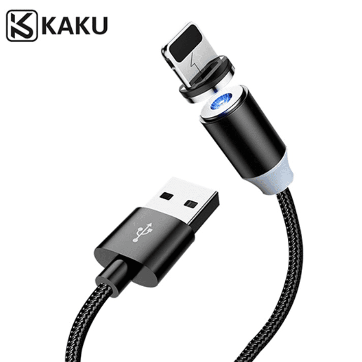 KAKUSIGA Magnetic Fast Charging Usb Cable 3 In 1 Type-c Micro Lightning