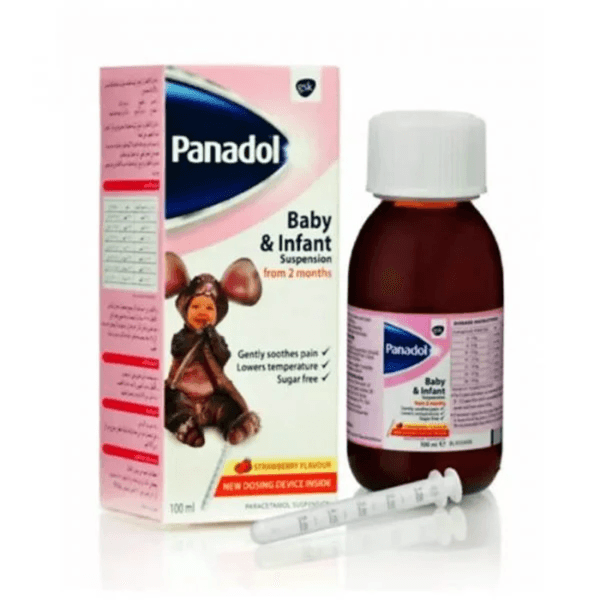 Panadol Baby & Infant Strawberry Flavour Suspension 100ml