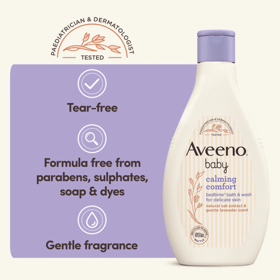Aveeno - Baby Calming Comfort Bedtime Bath & Wash - 250Ml