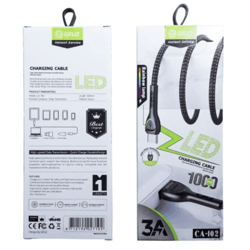 GFUZ - LED TYPE-C CHARGING CABLE (CA-102)