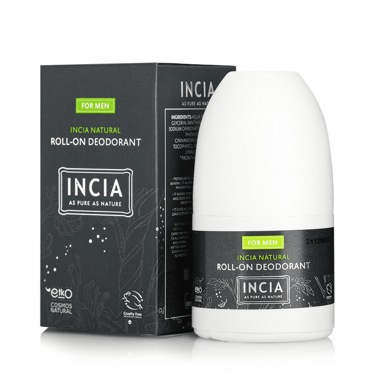Incia Roll-on Deodorant For Men 50ml