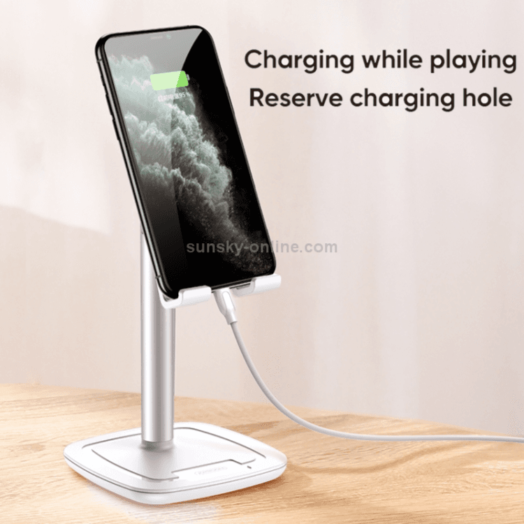 JOYROOM JR-ZS203 Enjoy Series Retractable Model Desktop Phone Holder(White)