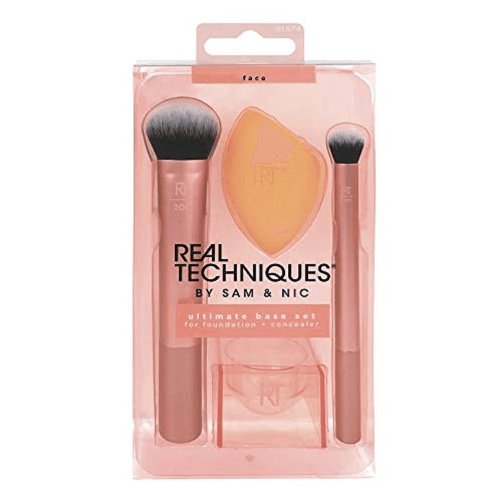 Real Techniques By Sam & Nic Ultimate Base Set For Foundation + Concealer