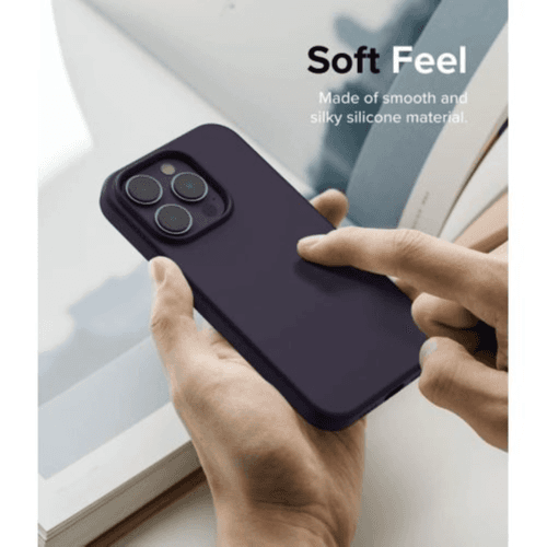 IPhone 14 Pro Silicone Case (Purple)
