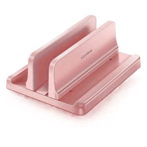 3 in 1 Vertical Laptop Stand (Pink)