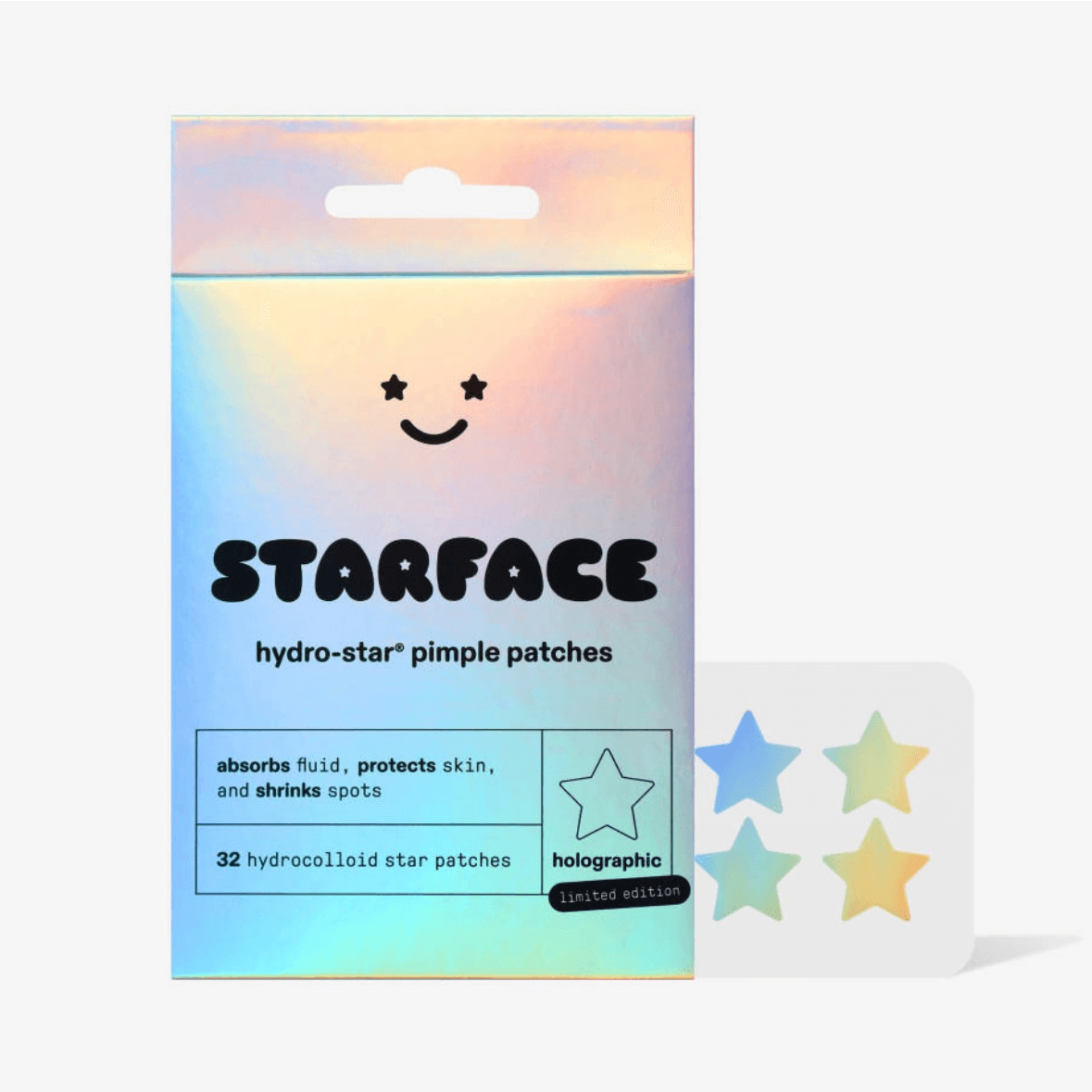 Starface Limited Edition Hydro-star Holographic Hydrocolloid Pimple Patches