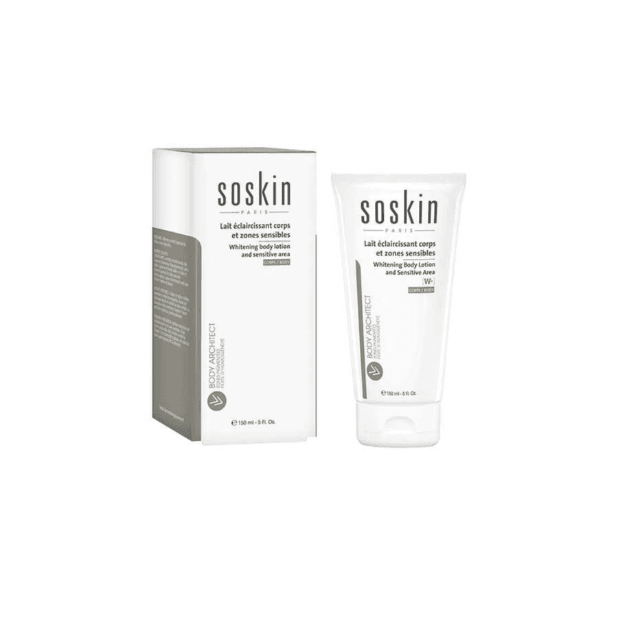 Soskin Whitening body lotion and sensitive area for body with uneven pigmented area 150ml