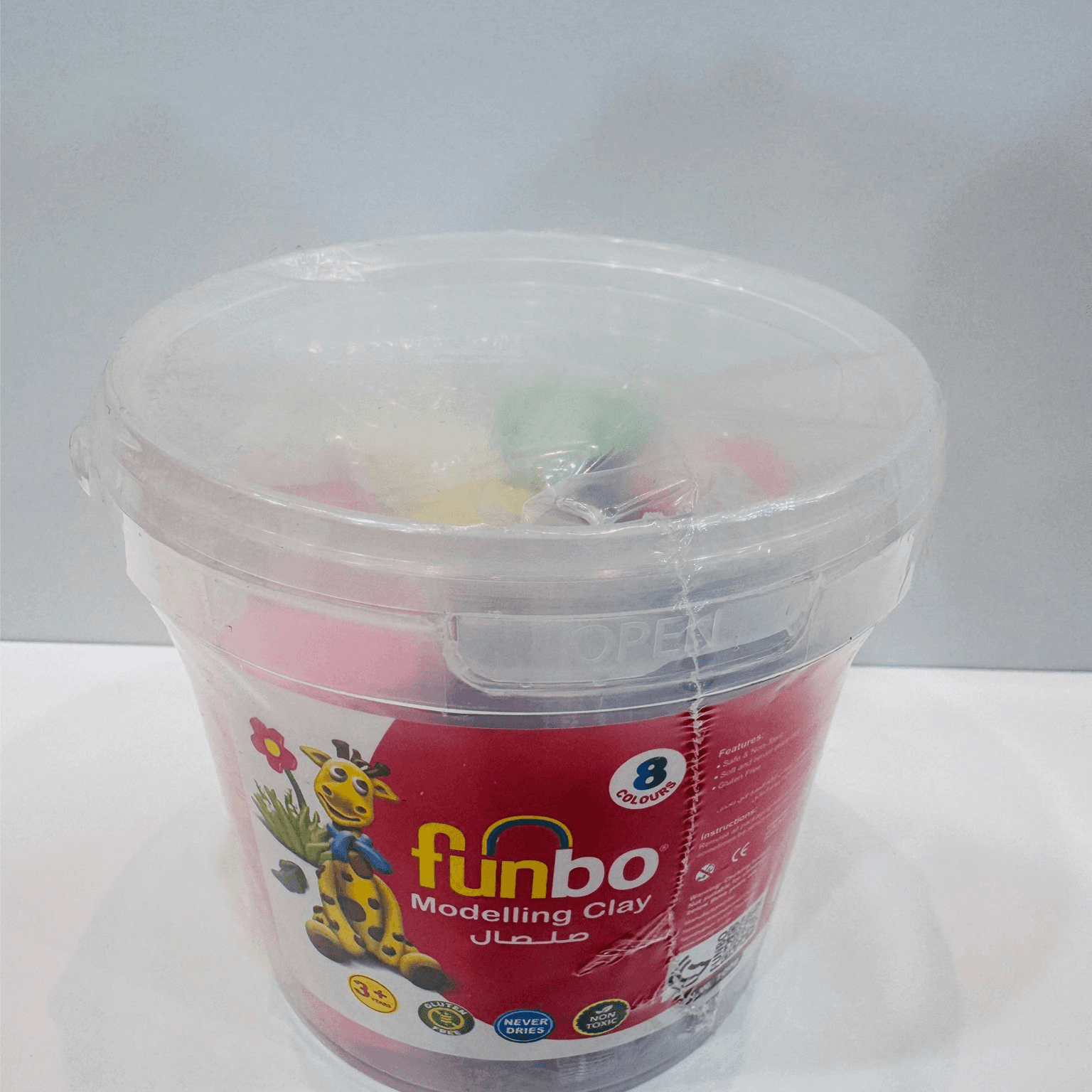 Funbo modeling clay 8 colours 