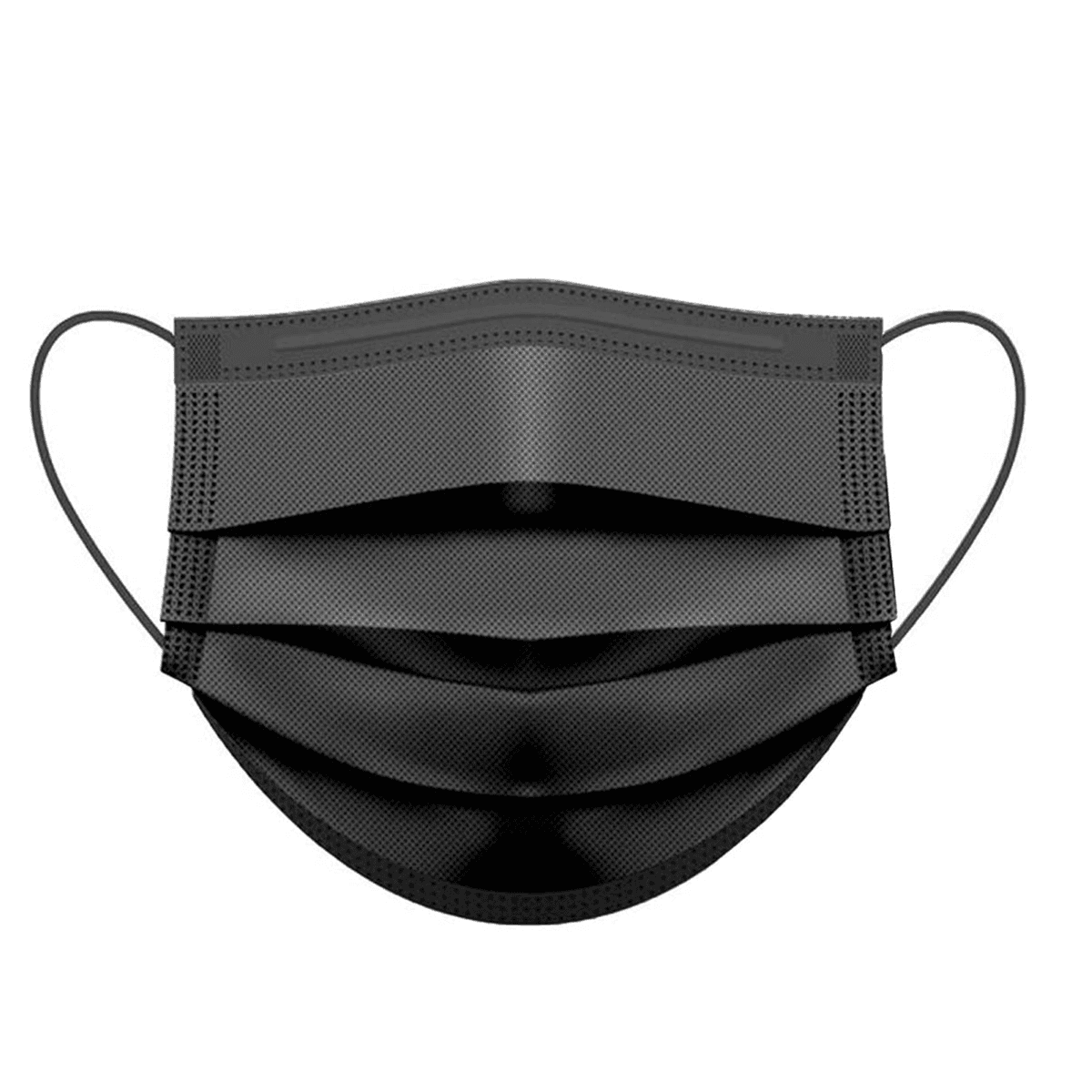 Disposable Face Mask - Black color 50pcs