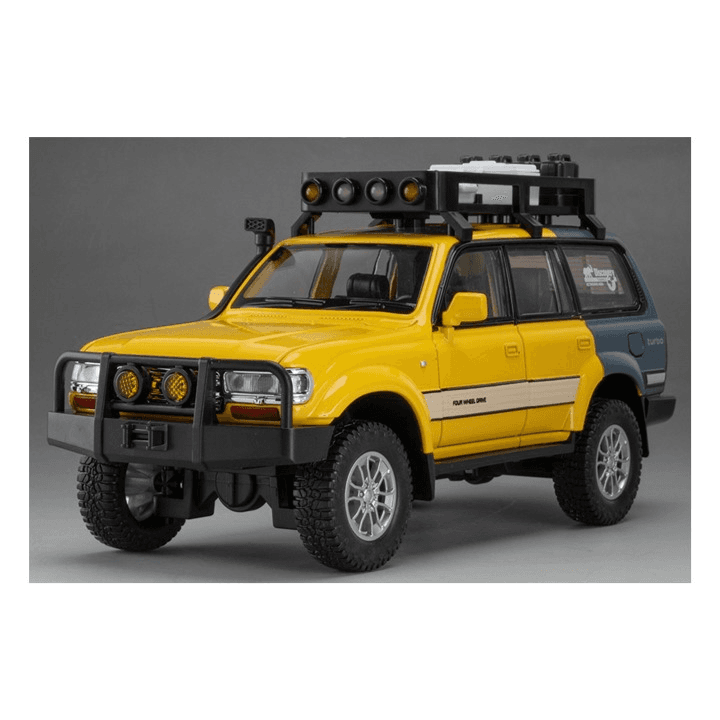 Toyota Land Cruiser LC80 SUV Die Cast Light And Sound Car