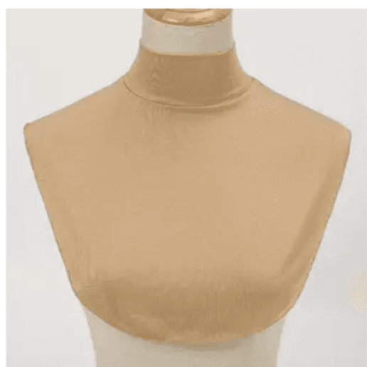 طوق مزيف بلون سادة ناعم