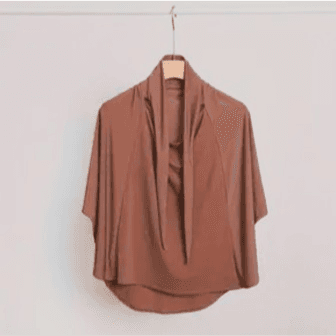 Women's Jersey Instant Hijab - Coffee