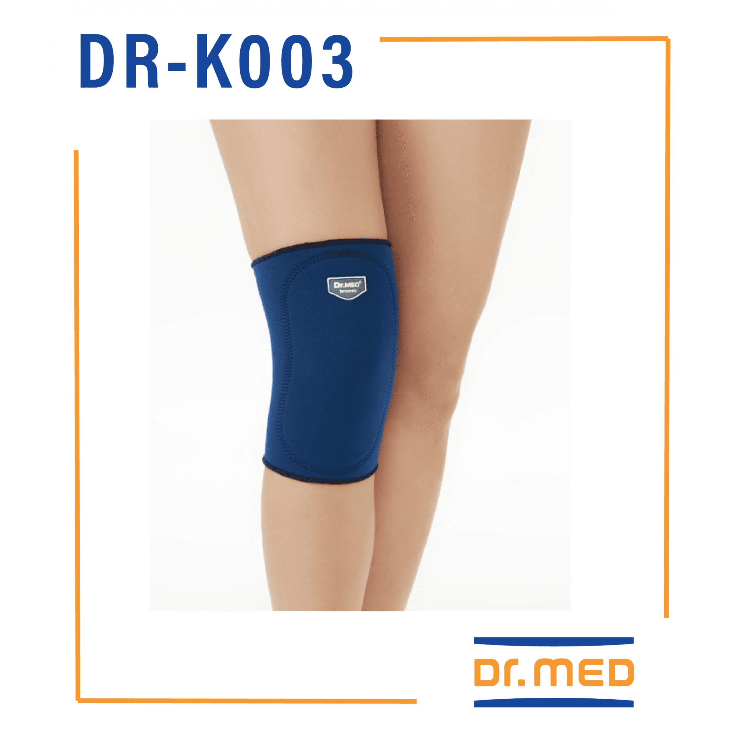 Dr.med Dr-K003 Knee sleeve with oval pad Size Small