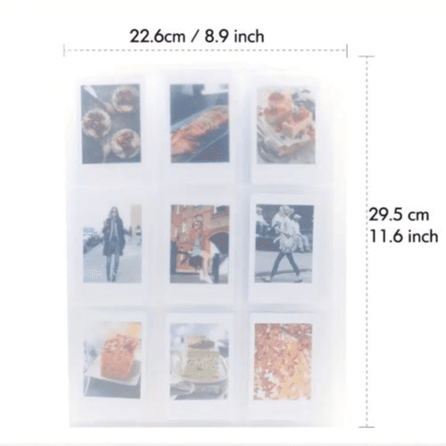 288 Pocket Clear Postcard Organizer & Mini Photo Album