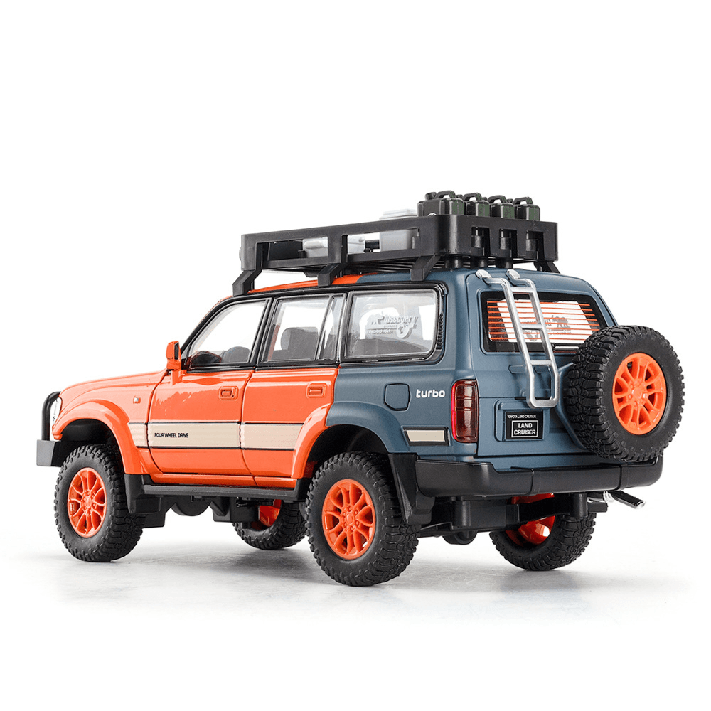 Toyota Land Cruiser LC80 SUV Die Cast Light And Sound Car