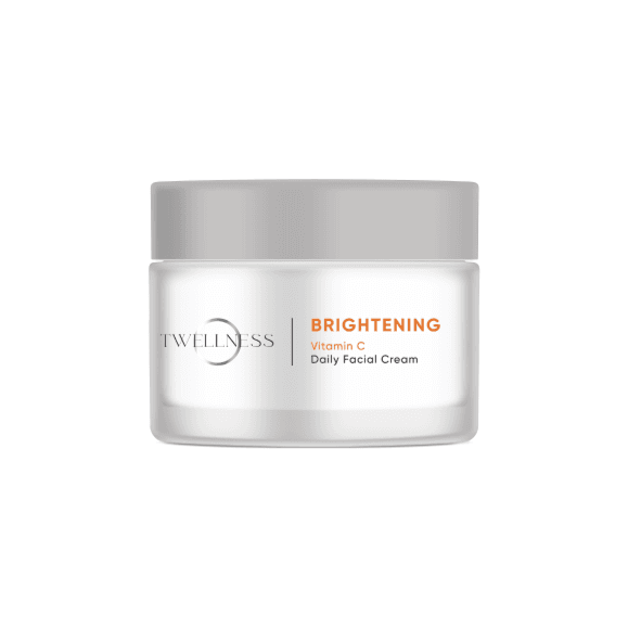 Twellness Brightening Daily Facial Cream with Hyaluronic & Vitamin C 50ml