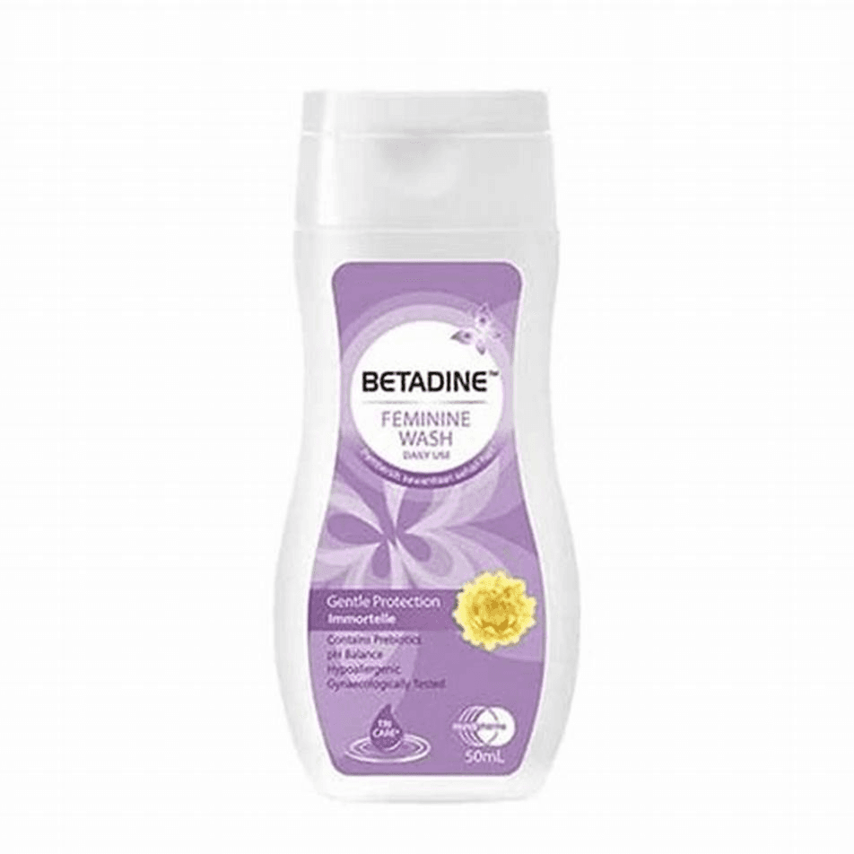 Betadine Intimate wash gentle Protection Immortelle for daily use 50ml