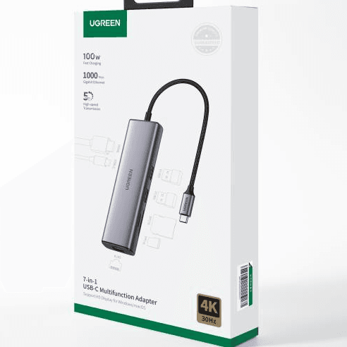 UGREEN USB C 7 in 1 Hub with 4K 60Hz HDMI